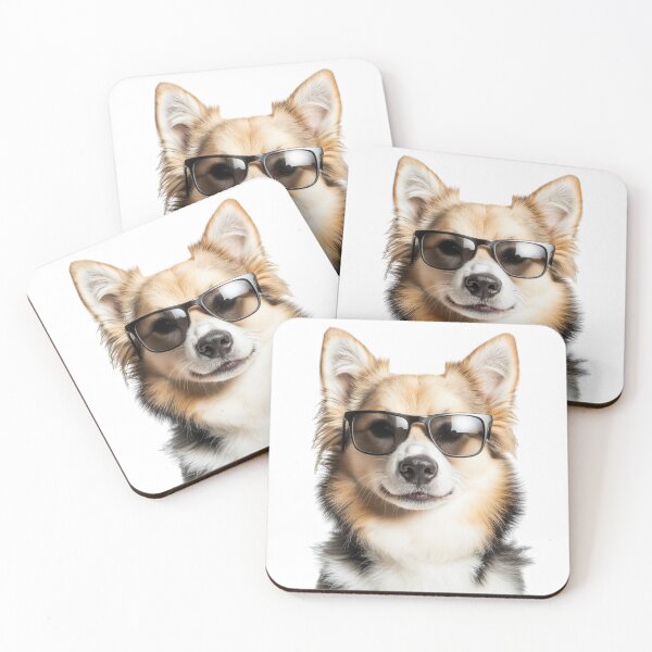 Item preview, Funny cool Icelandic Sheepdog Dog wearing sunglasses designed and sold by LazyOwlStore.