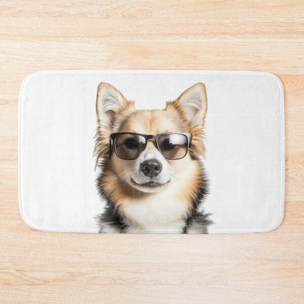 Item preview, Funny cool Icelandic Sheepdog Dog wearing sunglasses designed and sold by LazyOwlStore.