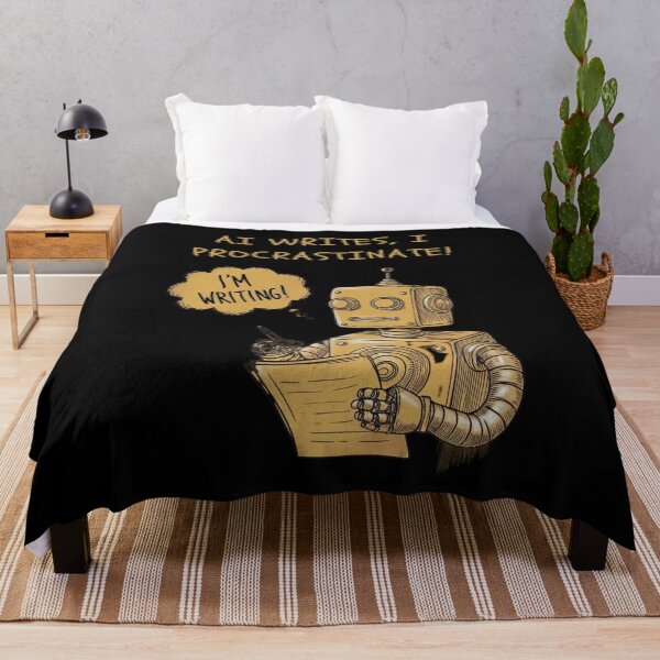 Item preview, AI Writes, I Procrastinate! designed and sold by mirciashop.