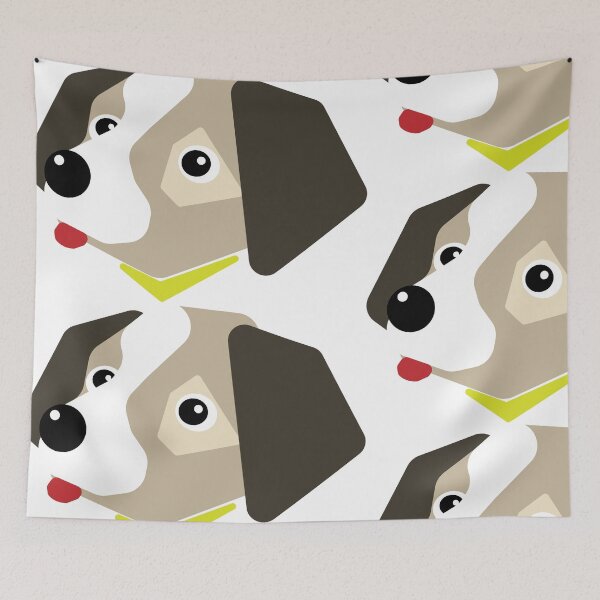 Aperçu de l'œuvre Portrait graphique d'un chiot mignon créée et vendue par Adam Hypki Design.