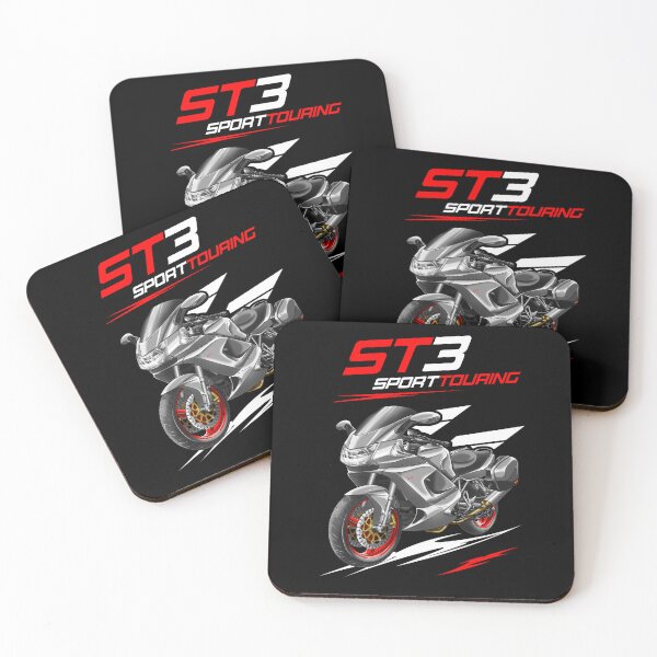 Item preview, Ducati ST3 (Senna Gray + Saddlebags) for Motorcycle Riders designed and sold by MotoApparelHub.