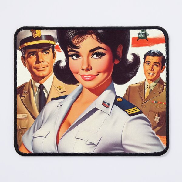 Item preview, Retro Army Girl designed and sold by PulpVintage.