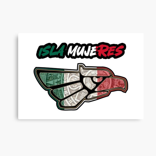 Vista previa del artículo con la obra «Bandera del águila mexicana azteca de Isla Mujeres», diseñado y vendido por studioss76.
