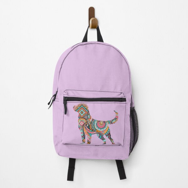 Item preview, Labrador Retriever Silhouette with Boho Design designed and sold by LifeCrush.