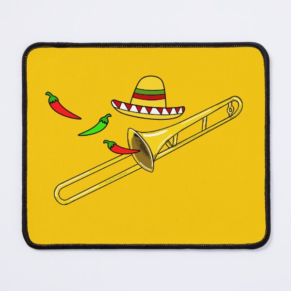 Item preview, Cinco De Mayo Trombone Trombonist Mexican Brass Musician designed and sold by doodlerob.