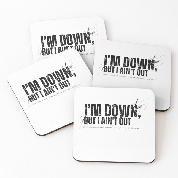 Item preview, Down, not out designed and sold by Dingo89.