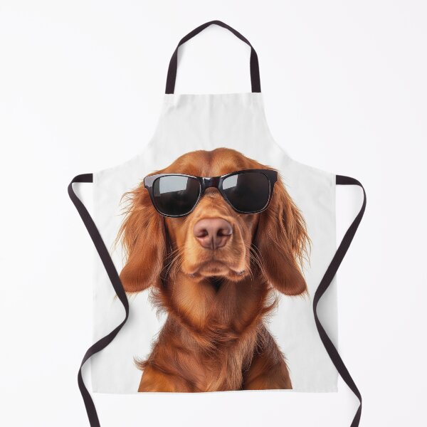 Artikelvorschau, Lustiger cooler Irish Setter Hund mit Sonnenbrille entworfen und verkauft von LazyOwlStore.