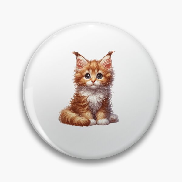 Item preview, sweet mainecoon kitten with adorable eyes designed and sold by nicnacc.