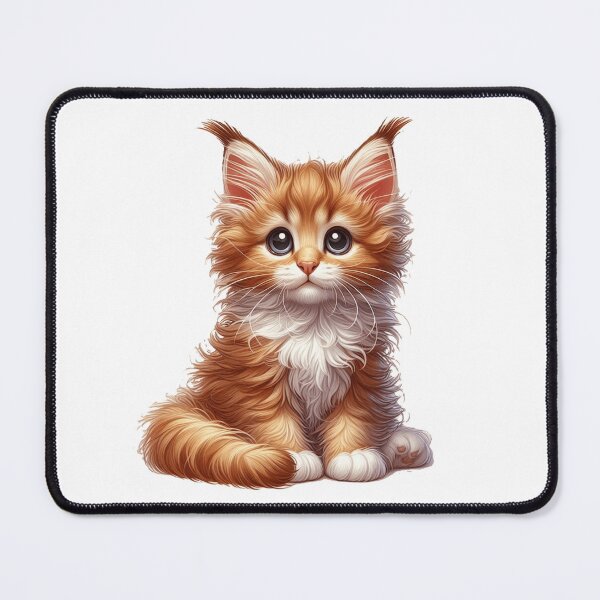 Item preview, sweet mainecoon kitten with adorable eyes designed and sold by nicnacc.