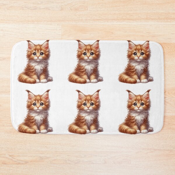 Item preview, sweet mainecoon kitten with adorable eyes designed and sold by nicnacc.