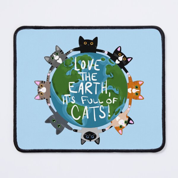 Item preview, Earth Day Cats 2023 designed and sold by KilkennyCat Art.