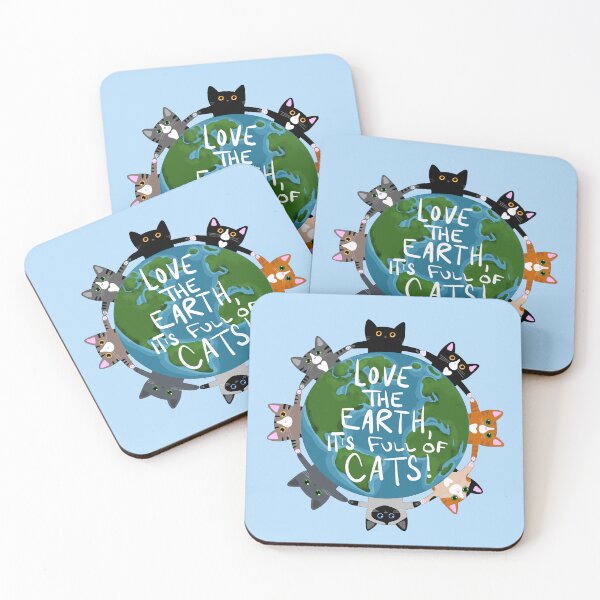Item preview, Earth Day Cats 2023 designed and sold by KilkennyCat Art.