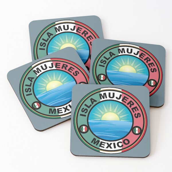 Item preview, Isla Mujeres Mexico flag designed and sold by studioss76.