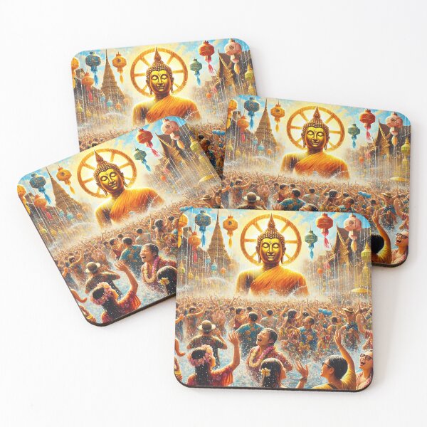 Item preview, Golden Buddha Songkran Festival Celebration designed and sold by Koalangel.