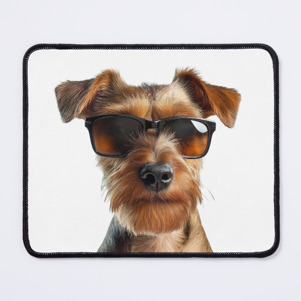 Item preview, Funny cool Irish Terrier Dog wearing sunglasses designed and sold by LazyOwlStore.