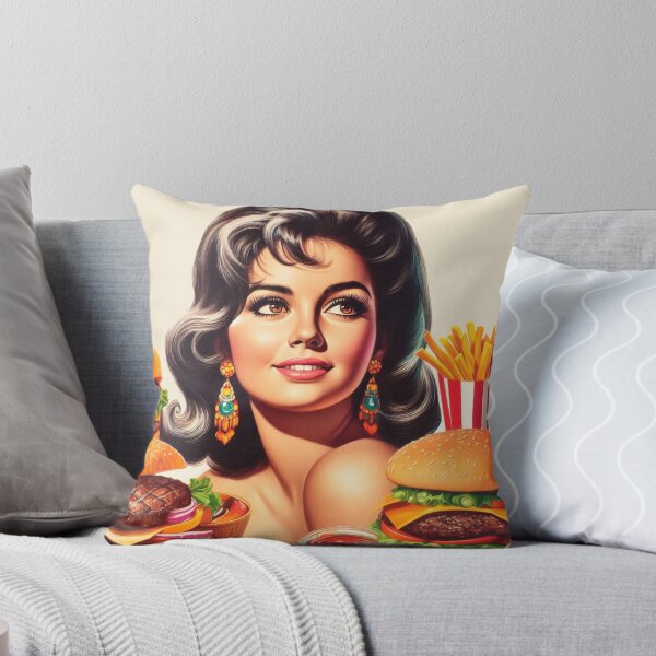 Item preview, Retro Fast Food Girl designed and sold by PulpVintage.