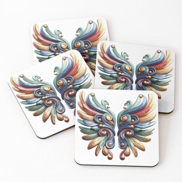 Item preview, 3D Multicolored Wings Antique Style designed and sold by Epick7.
