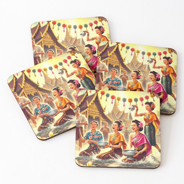 Item preview, Traditional Thai Songkran Water Festival designed and sold by Koalangel.