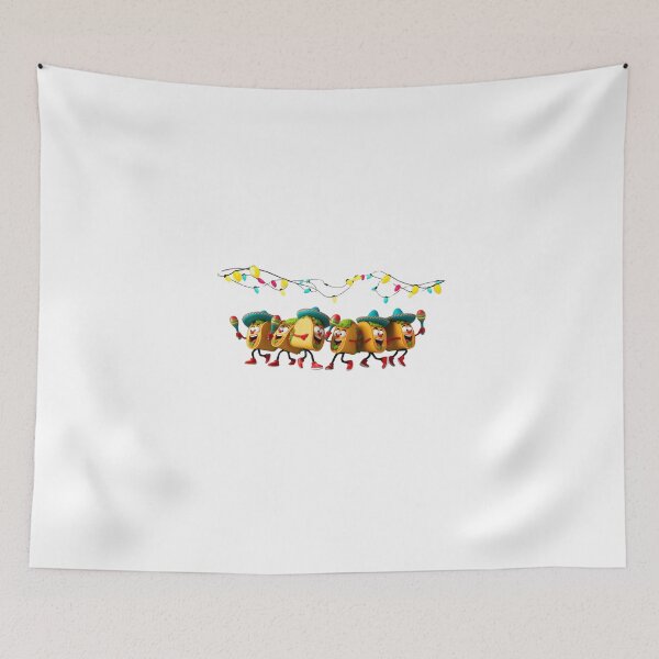 Item preview, Dancing Tacos with Maracas – Festive Design for Food Lovers - May 5th designed and sold by StormArte.