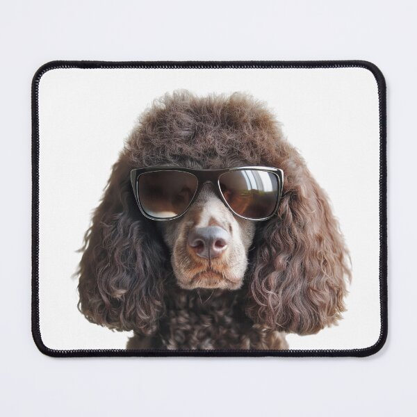 Item preview, Funny cool Irish Water Spaniel Dog wearing sunglasses designed and sold by LazyOwlStore.