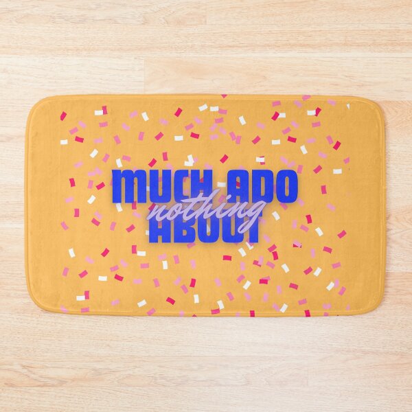 Item preview, Much Ado About Nothing Confetti Orange Background designed and sold by creaturesonfire.