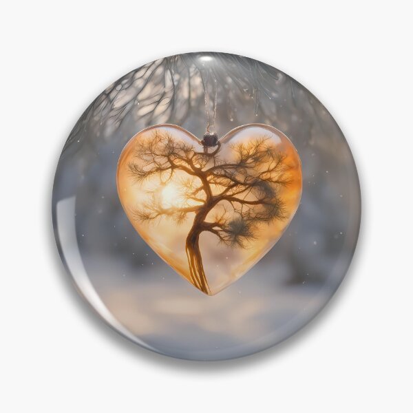 Item preview, Glowing Resin Heart designed and sold by CalmnessbyChoice.
