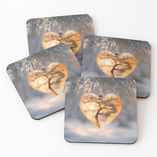 Item preview, Glowing Resin Heart designed and sold by CalmnessbyChoice.