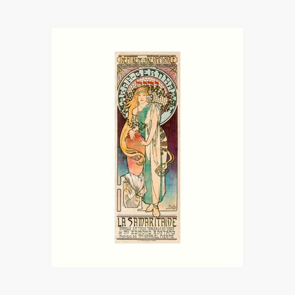 Aperçu de l'œuvre La Samaritaine - Alphonse Mucha Art Nouveau créée et vendue par Atelier-LunaJP.