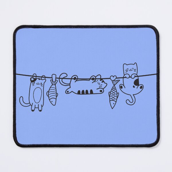 Item preview, Minimalist Cats on a Rope – Playful Feline Fun designed and sold by Aredbox.