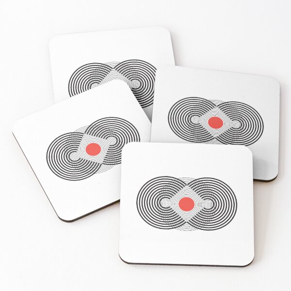 Item preview, Black Circles and Red Dot designed and sold by Sesre.