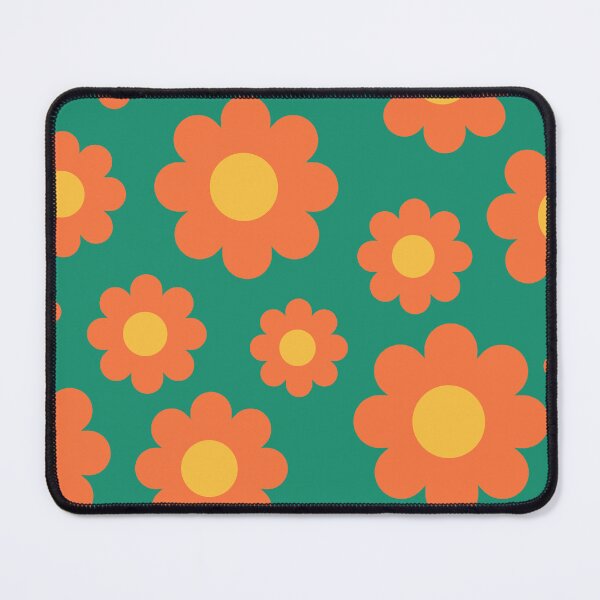Item preview, orange flower pattern designed and sold by Renartdesign.