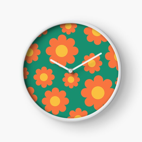 Vista previa del artículo con la obra «patron de flores naranjas pattern», diseñado y vendido por Renartdesign.