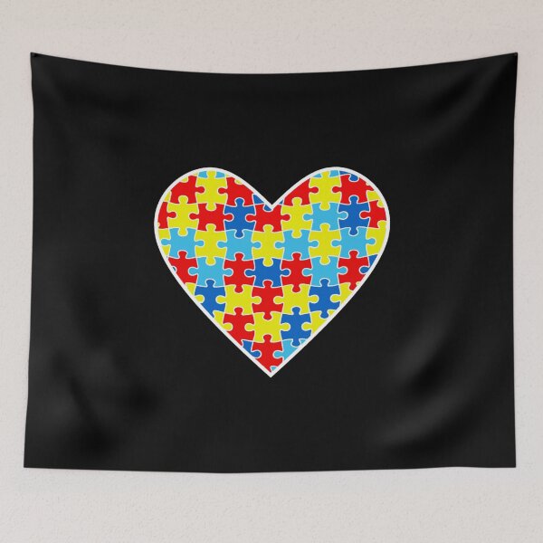 Item preview, Autism Awareness Puzzle Heart designed and sold by Sartoris Art.