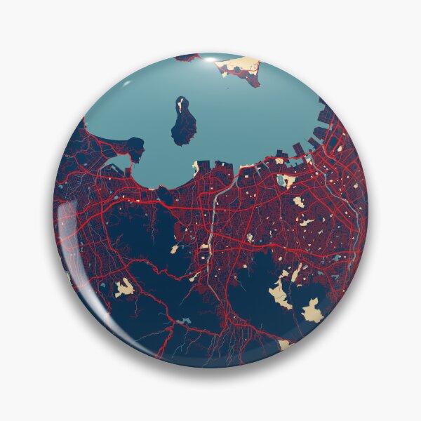 Item preview, Fukuoka City Map of Japan - Hope designed and sold by deMAP.