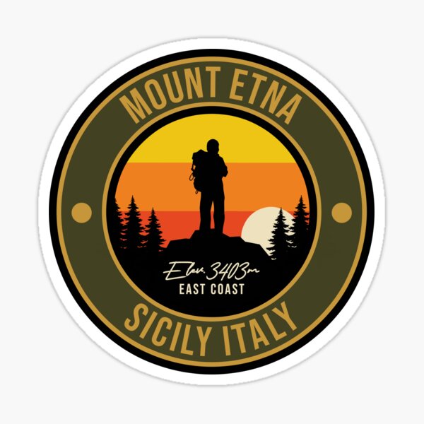 Item preview, Mount Etna Italy Mountain  designed and sold by TravelsOfJamie.