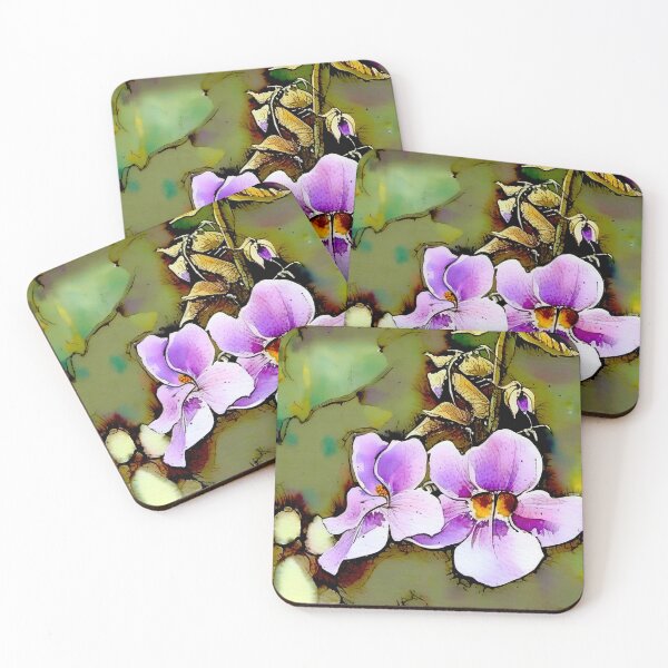 Item preview, A beautiful water color painting of purple flowers  designed and sold by subhashlimaye.