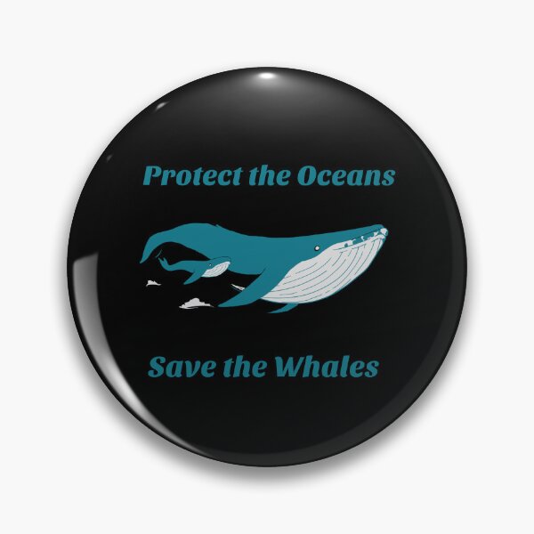 Item preview, Protect the Ocean, Save the Whales  designed and sold by JoeVee-Int.