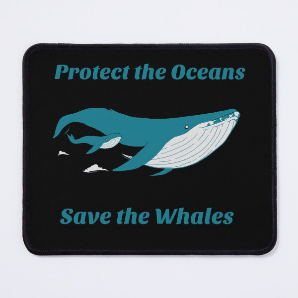Item preview, Protect the Ocean, Save the Whales designed and sold by JoeVee-Int.