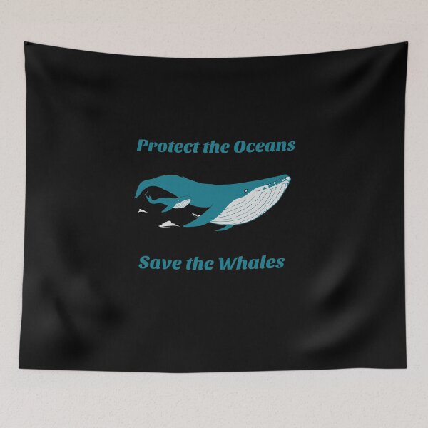 Item preview, Protect the Ocean, Save the Whales  designed and sold by JoeVee-Int.