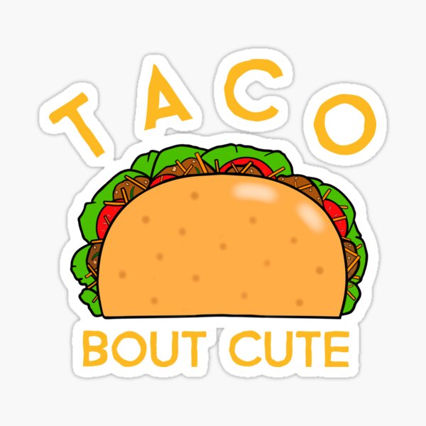Item preview, Taco Night Funny Food Pun designed and sold by Sartoris Art.
