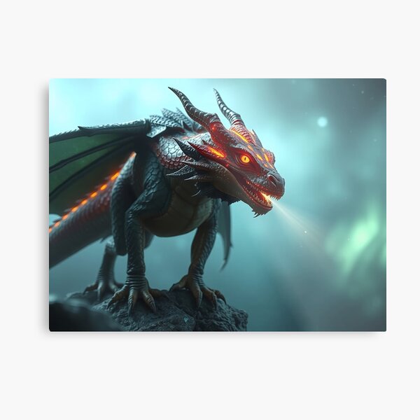 Aperçu de l'œuvre Le Dragon Noir créée et vendue par LilithsDesires.