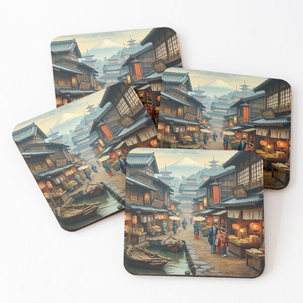 Item preview, painting of historical Tokyo Japan designed and sold by Vintage Designs +.