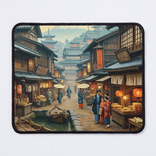 Item preview, painting of historical Tokyo Japan designed and sold by Vintage Designs +.