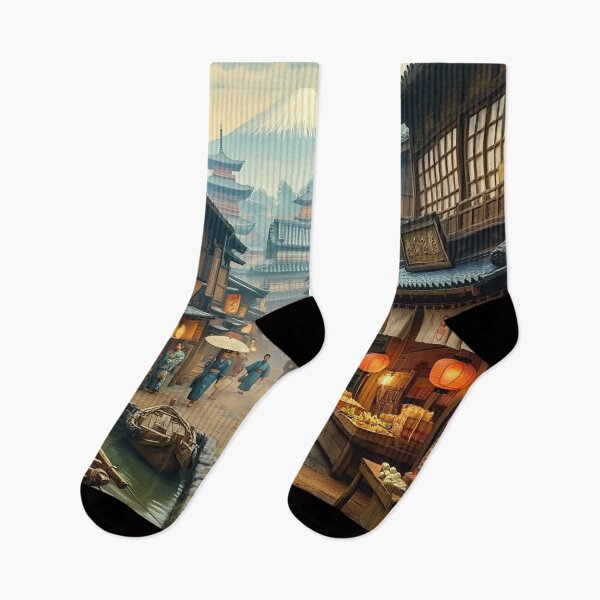 Item preview, painting of historical Tokyo Japan designed and sold by Vintage Designs +.