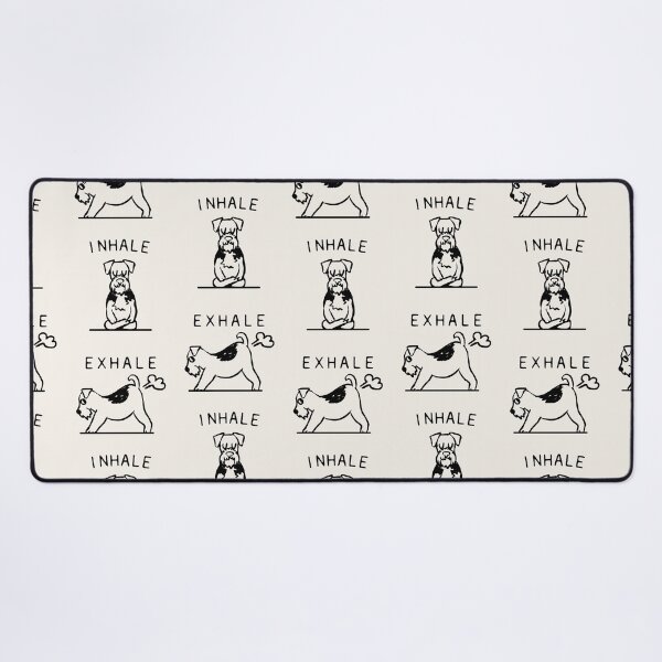 Item preview, Inhale Exhale Airedale Terrier designed and sold by Huebucket.