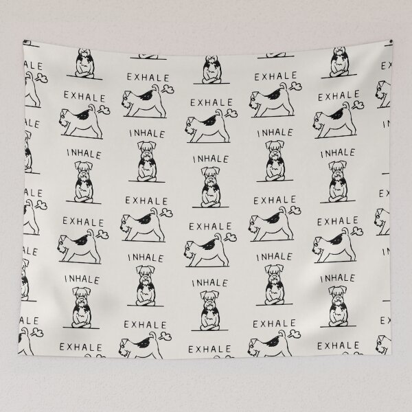 Item preview, Inhala Exhala Airedale Terrier designed and sold by Huebucket.