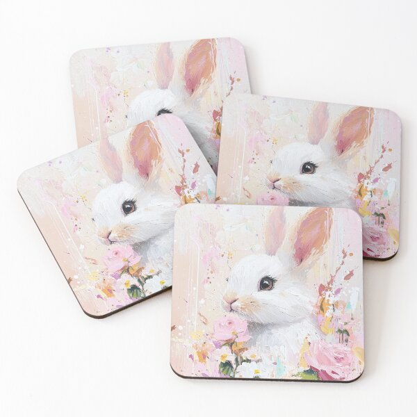 Item preview, Bunny Lover Whimsical Fantasy Art Tapestry Phone Case Crystal Utopia Abstract Crystal Lover designed and sold by PrincessArtwork.