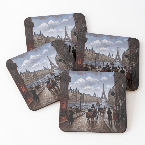 Item preview, Paris in the 1800s vintage art designed and sold by Vintage Designs +.