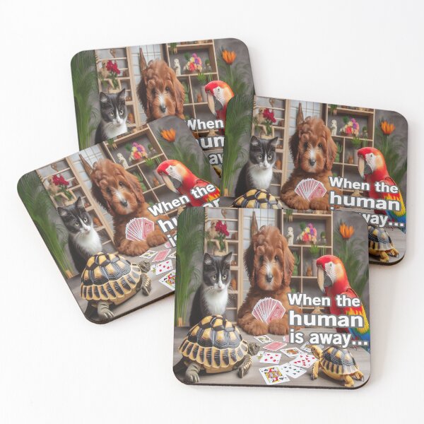 Item preview, When The Human Is Away designed and sold by Surreallytee.