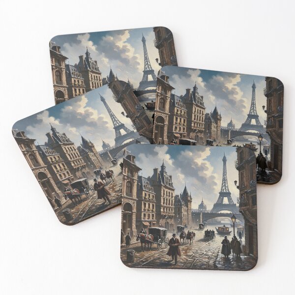 Item preview, Paris in the 1800s vintage art designed and sold by Vintage Designs +.